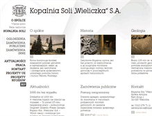 Tablet Screenshot of kopalniawieliczka.eu